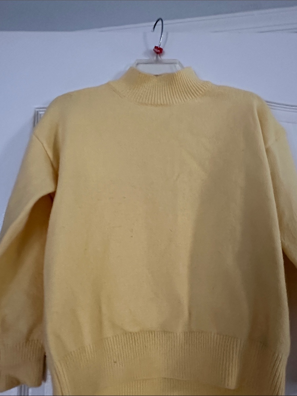 Yellow long sleeve Turtleneck Sweater - Picture 2 of 2